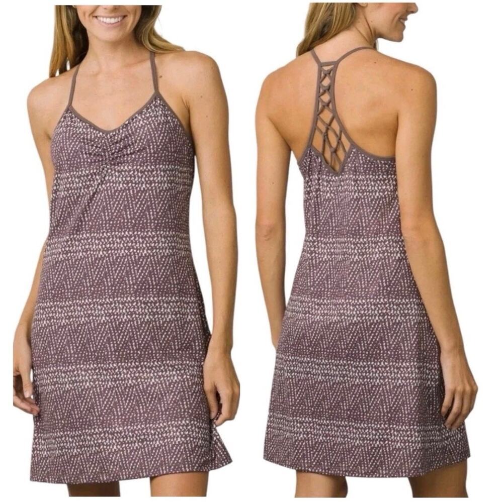 Prana Elixir Volcanic Plum Sumatra Mini Dress - Size: XS